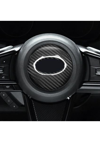 Subaru Wrx/ Wrx Stı 2022-2024 Otomobil Direksiyon Merkezi Kapak Aksesuarları Için Gerçek Sert Karbon Fiber Çıkartma B (Yurt Dışından) fırsatları