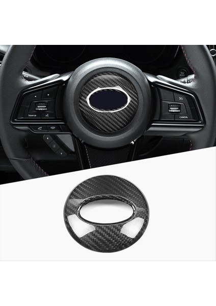 Subaru Wrx/ Wrx Stı 2022-2024 Otomobil Direksiyon Merkezi Kapak Aksesuarları Için Gerçek Sert Karbon Fiber Çıkartma B (Yurt Dışından) indirimleri