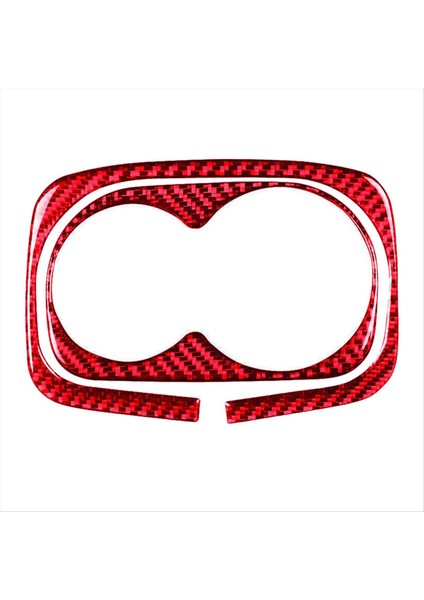 2pcs Kırmızı Karbon Fiber Arka Su Kupası Tutucu Kapak Honda Civic 2006-2011 Için (Yurt Dışından) modelleri
