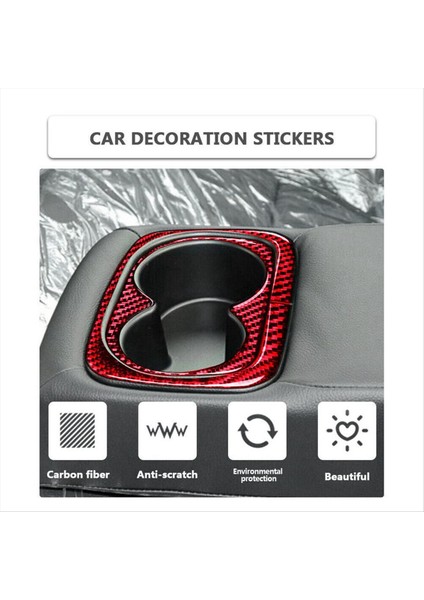 2pcs Kırmızı Karbon Fiber Arka Su Kupası Tutucu Kapak Honda Civic 2006-2011 Için (Yurt Dışından) indirimleri