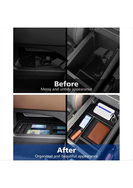 Merkez Konsol Alt Organizatör + Nissan Pathfinder Için Kolçak Saklama Kutusu 2022 2023 2024 Iç Aksesuarlar 2 Pcs (Yurt Dışından) fırsatları