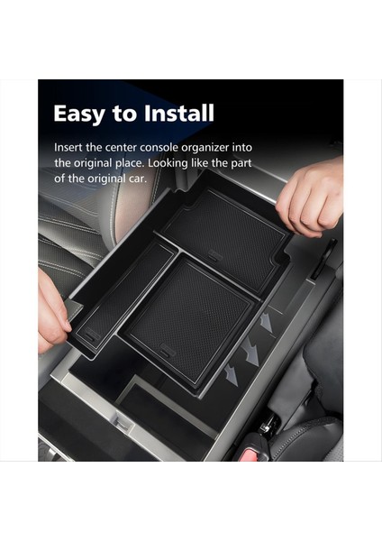 Merkez Konsol Alt Organizatör + Nissan Pathfinder Için Kolçak Saklama Kutusu 2022 2023 2024 Iç Aksesuarlar 2 Pcs (Yurt Dışından) indirimleri