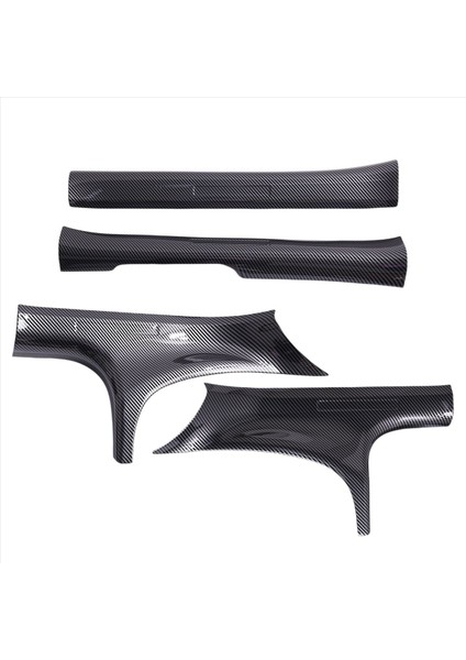 4pcs Kapı Eşik Korumaları Kapı Eşik Giriş Koruyucusu Dekor Karbon Fiber Renk Byd Conta / Byd Atto 4 Için (Yurt Dışından) fiyatları