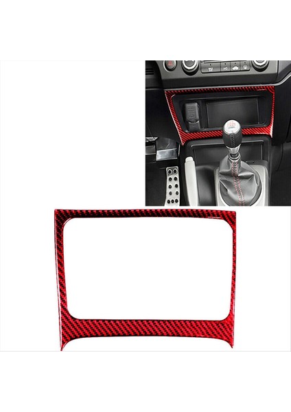 Honda Civic 8 Gen 2006-2011 Için Kırmızı Karbon Fiber Saklama Kutusu Çerçeve Döşeme (Yurt Dışından) modelleri