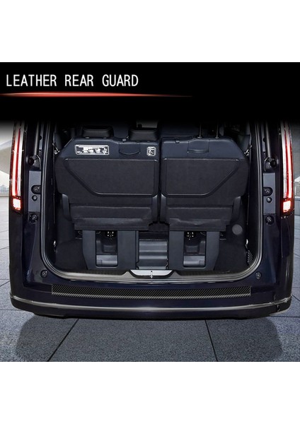 Araba Gövde Koruma Döşeme Şeritleri Honda Için Stepwgn Rp8 Araba Arka Koruma Koruyucu Döşeme Şeritleri Karbon Fiber (Yurt Dışından) modelleri