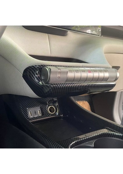 Araba Kliması Ac Anahtar Düğmesi Dekoratif Kapak Trim Karbon Fiber Renk Byd Dolphin (Yurt Dışından) modelleri