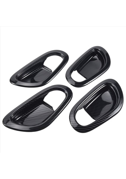 Nissan Navara Için NP300 2016-2021 Karbon Fiber Araç Iç Kapı Koyu Kart Koruyucu Çerçeve Kapak Döşeme Sticker Aksesuarları (Yurt Dışından)