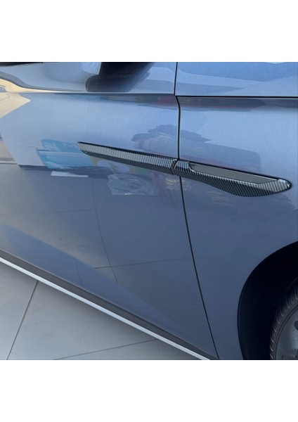 4pcs Yan Kanat Paneli Trim Kapağı Dekorasyon Byd Conta / Byd Atto 4 Için Karbon Fiber Rengi (Yurt Dışından) fırsatları