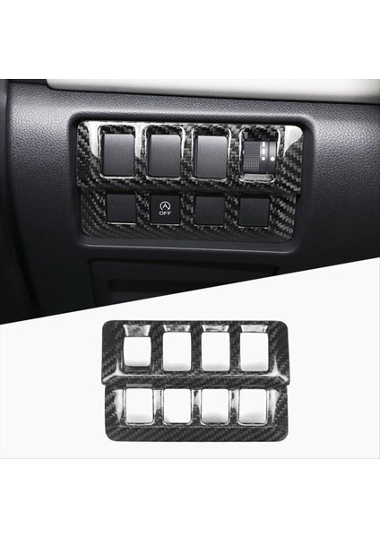 Subaru Wrx Için 2022+ Karbon Fiber Kafa Kafası Işık Lambası Anahtarı Panel Kapak Trim Iç Aksesuarlar (Yurt Dışından) modelleri