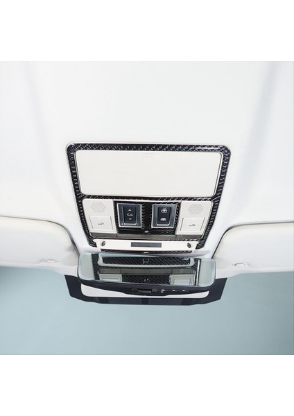 Land Rover Defender Için Karbon Fiber 90 110 130 2020-2024 Ön Okuma Işık Paneli Kapak Trim Iç Aksesuarlar (Yurt Dışından) fırsatları