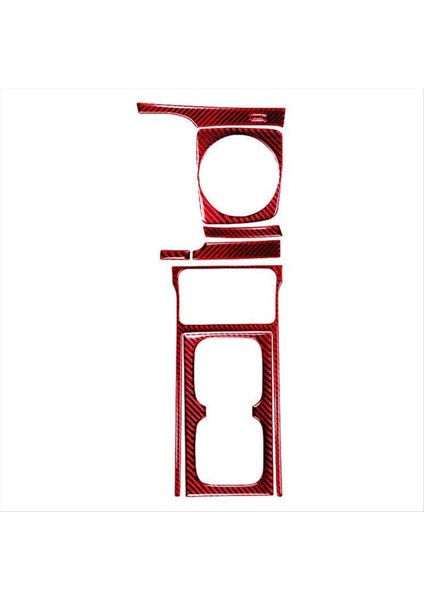 Honda Civic 06-11 Için 8pcs 06-11 Kırmızı Karbon Fiber Otomatik Vites Değiştirme Kapağı Trim Seti (Yurt Dışından) fiyatları