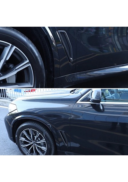 Bmw X5 G05 2019-2023 Için Araba Tarafı Havalandırma Akışı Çamurluk Çerçeve Kapağı Kaplama Aksesuarları - Karbon Fiber (Yurt Dışından) fırsatları