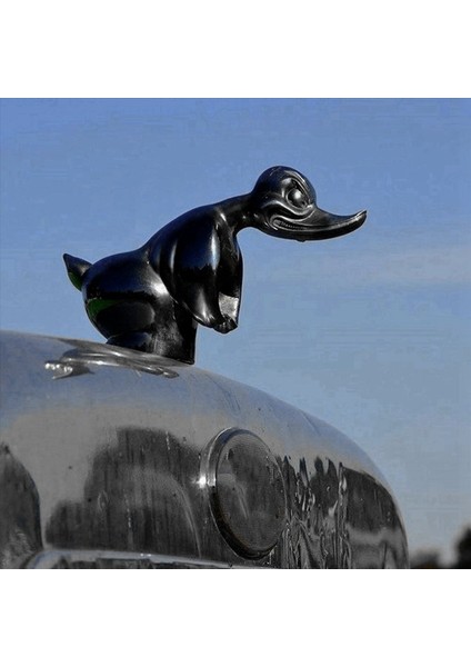 2x Angry Duck Araba Hood Süsleme Araba Ön Kaput Sticker Araba Gösterge Tablosu Dekor Güçlü Ördek Dekorasyon Aksesuarları Siyah (Yurt Dışından) fiyatları