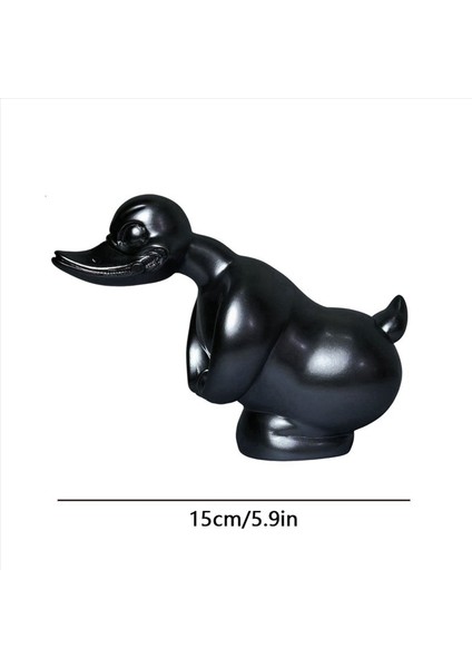 2x Angry Duck Araba Hood Süsleme Araba Ön Kaput Sticker Araba Gösterge Tablosu Dekor Güçlü Ördek Dekorasyon Aksesuarları Siyah (Yurt Dışından) fırsatları