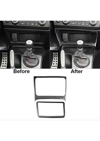 2pcs Karbon Fiber Iç Depolama Kutusu Kapak Honda Civic 2006-2011 Için Trim (Yurt Dışından) indirimleri