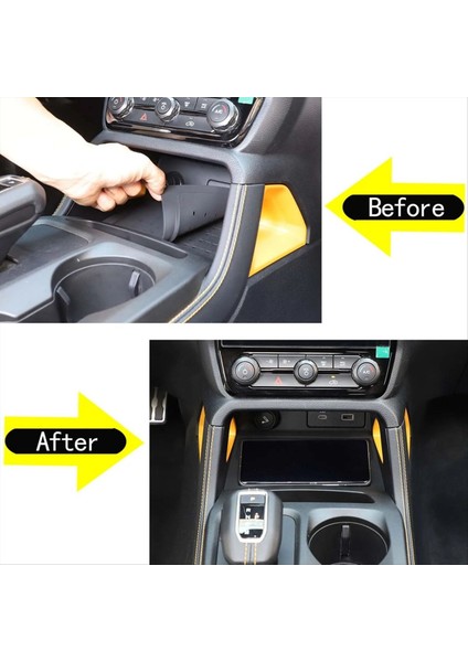 Ford Ranger 2023 2024 Iç Aksesuarlar Için Merkez Konsol Kablosuz Şarj Anti-Slip Silikon Mat Mat Matla (Yurt Dışından) fırsatları