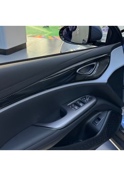 4pcs Iç Kapı Kolu Kapak Kaplama Karbon Fiber Rengi Byd Conta / Byd Atto 4 Için (Yurt Dışından) indirimleri