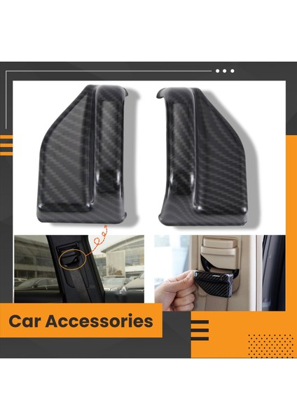 2pcs Karbon Fiber Tarzı Araba Koltuk Emniyet Kemeri Kapak Benz B Sınıfı W246/C Sınıfı W204/CLA Gla C117 Aksesuarları (Yurt Dışından) indirimleri
