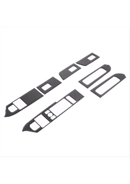 Land Rover Defender Için Karbon Fiber 110 2020-2024 Kapı Pencere Asansör Düğmesi Kapak Trim Iç Aksesuarlar (Yurt Dışından)