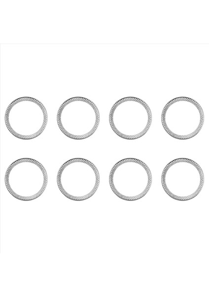 8x Motor Başlatma Depolama Anahtarı Düğmesi Halka Trim Kapak Land Rover Range Rover Sport 14-18 Range Rover-Vogue 13-18 (Yurt Dışından)