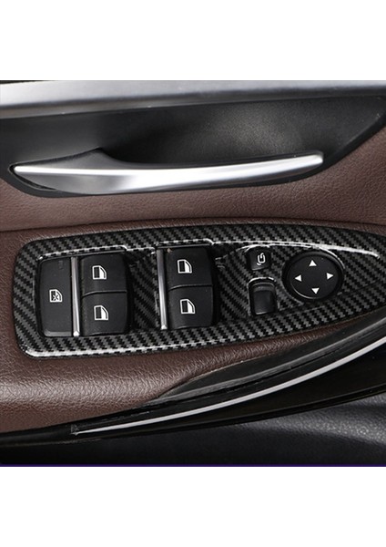 Bmw Için 5x 1 3 4 Serisi 3gt F20 F30 F31 F32 F36 Pencere Cam Kaldırma Düğmesi Dekorasyonu Abs Karbon Fiber Panel Dekorasyonu (Yurt Dışından) fırsatları