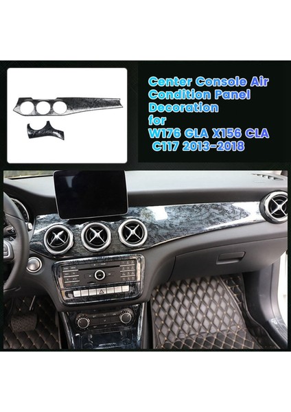 2pcs Lhd Merkez Konsol Koşu Koşul Koşul Havalandırma Paneli Döşeme Şeridi Benz W176 Cla C117 Gla X156 2013-2018 A (Yurt Dışından) fiyatları