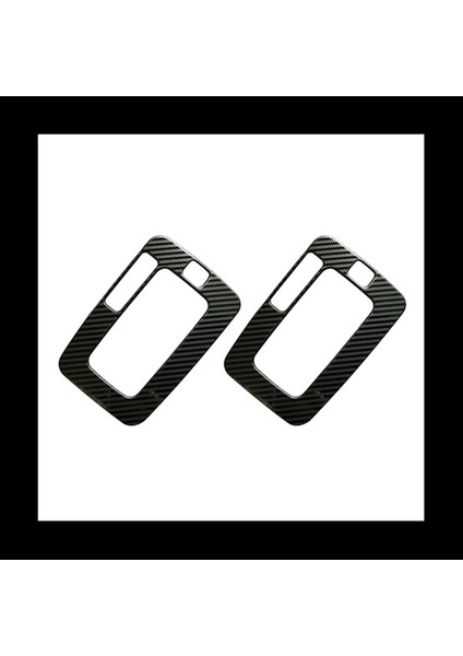 Ford Ranger Everest Endeavor 2015+ Karbon Fiber Paslanmaz Çelik Dişli Vardiyalı Panel Kapak Döşeme Çerçevesi Dekoru (Yurt Dışından)