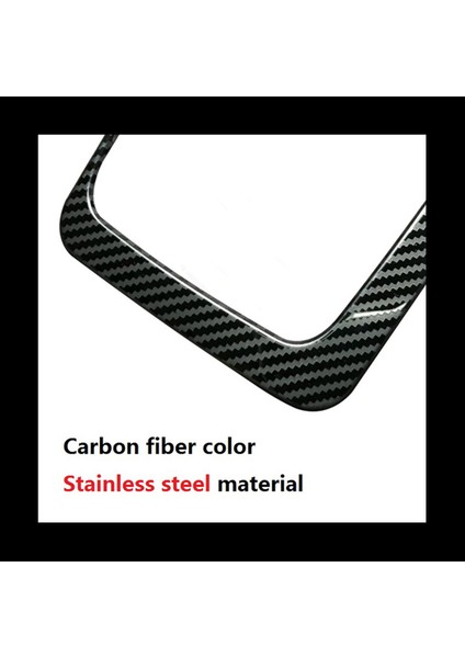 Ford Ranger Everest Endeavor 2015+ Karbon Fiber Paslanmaz Çelik Dişli Vardiyalı Panel Kapak Döşeme Çerçevesi Dekoru (Yurt Dışından) indirimleri