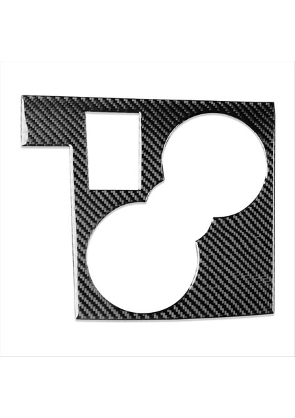 Jeep Liberty Için Karbon Fiber 2008-2012 Merkez Konsol Kupası Tutucu Kapak Trim Sticker Iç Aksesuarlar (Yurt Dışından)