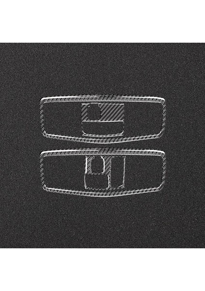 Mitsubishi Lancer 2008-2015 Karbon Fiber Araba Ön Okuma Işık Paneli Lamba Çıkartması Kapak Trim Çerçeve Aksesuarları Bir (Yurt Dışından) fırsatları