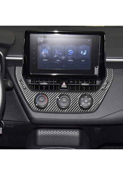 Toyota Corolla Için Karbon Fiber 2019-2023 Merkez Kontrol Ac Havalandırma Düğmesi Kapak Trim Iç Aksesuarlar A (Yurt Dışından) indirimleri