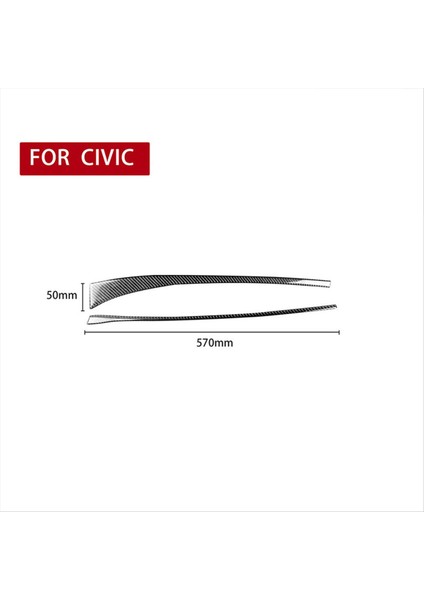 2pcs Karbon Fiber Yolcu Gösterge Paneli Kapak Kapağı Honda Civic 8th 2006-2011 Için (Yurt Dışından) indirimleri