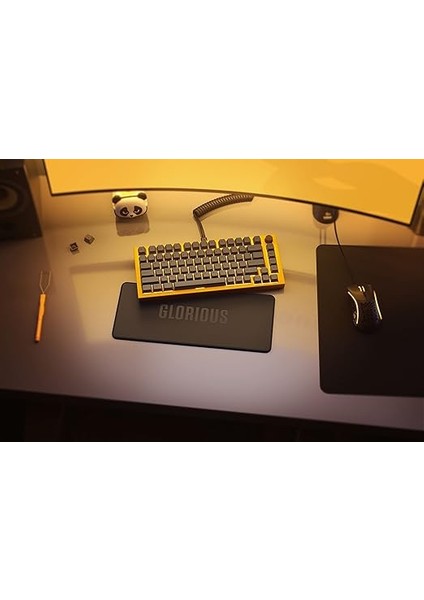 Pc Gaming Race Ses Azaltıcı Dayanıklı Dikişli Kenarlı Klavye Matı (34,7 x 14,5 Cm) - Kompakt Klavye Masaüstü Pedi - Kaymaz Kauçuk Taban, Yıkanabilir Bez Yüzey, indirimleri