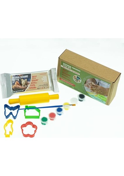 Doğal Beyaz Kil Seti,fırınlamaya Gerektirmez. Oluştur,kurut,boya.güzel Sanatlar,figür, Heykel,modelleme,oyun ve Montessori Sınıfları Için,tosik Değil fırsatları