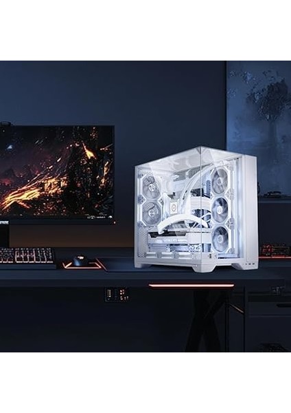 Li O11D Evo Rgb Bilgisayar Kasası, Entegre Rgb Aydınlatma, 455 mm Gpu Içermez, 420 Mm'ye Kadar Radyatör, Çelik, Alüminyum, Sertleştirilmiş Cam, Beyaz fiyatları