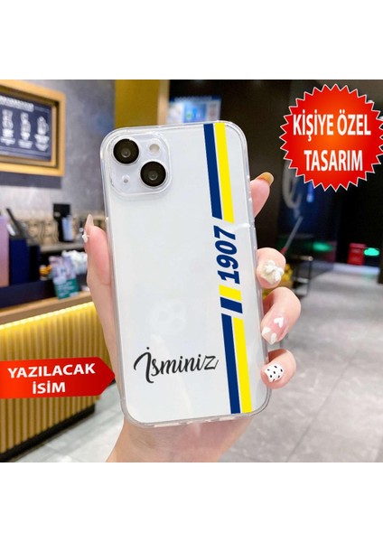 Iphone 15 Plus-Iphone 14 Plus Uyumlu Kişiye Özel Isim Eklenebilir Desenli Şeffaf Silikon Kılıf indirimleri