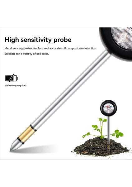 4&#39 Ü 1 Arada Toprak Test Cihazı Nem Ölçer Nemi Güneş Işığı Ph &amp Ölçer Tencere Bitkileri Seralar Çiçekler ve Çiftlikler Için (Yurt Dışından) indirimleri