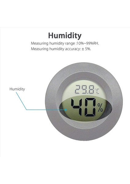 25 Paket Higrometre Termometre Dijital LCD Monitör Nem Ölçer Göstergesi Nemlendiriciler Için (Yurt Dışından) fırsatları