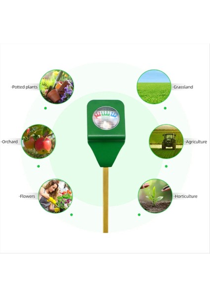 Mini Toprak Nem Ölçer Nem Test Cihazı Toprak Ölçer Bitki Toprak Kiti Nemli Test Cihazı Bahçecilik Bitkileri Için Test Aleti (Yurt Dışından) fiyatları