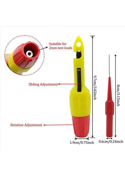 4 Paket Tel Delicilik Probu Yalıtımlı Tel Delicilik Problu Piercing Clip Otomotiv Devrelerinin Incelemesi (Yurt Dışından) modelleri