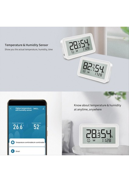 Wifi Graffiti Akıllı Kapalı Ev Termometresi Nem Metre Sensörü Çok Fonksiyonlu Uygun Dedektör (Yurt Dışından) indirimleri