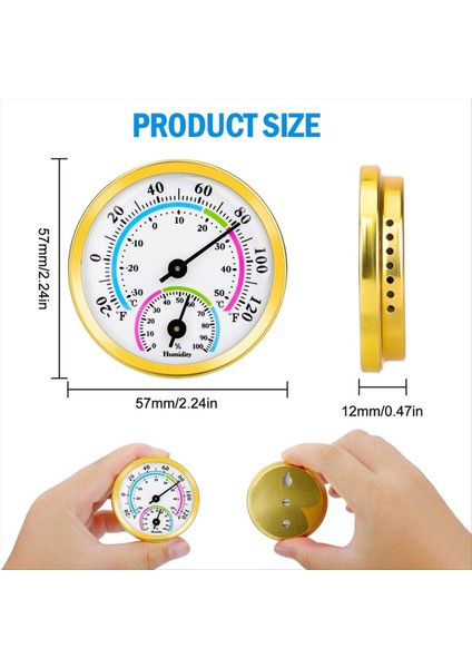 4pcs Mini Termometre Higrometre 2&#39 Den 2 Kapalı Dış Sıcaklık Nem Monitörü Ev Ofis Bahçe (Yurt Dışından) indirimleri