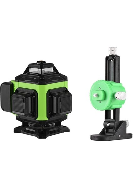 Pracmanu 16 Satır 4d Kablosuz Uzaktan Kumanda Yeşil Çizgiler 2 Pil ile Lazer Seviyesi Kendi Kendine Seviye Eu Fişi (Yurt Dışından)