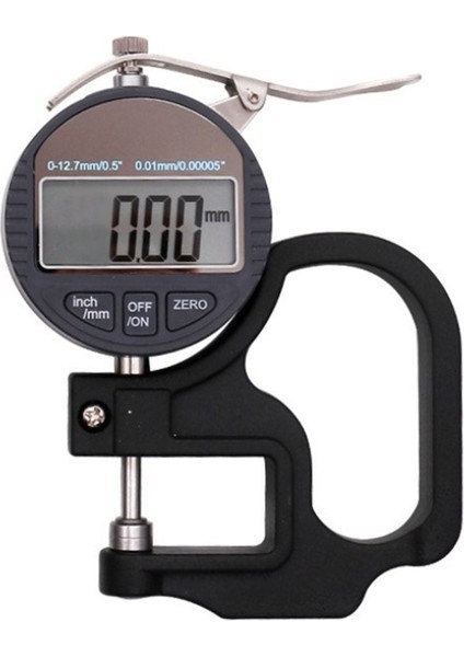 0 01MM Kalınlık Göstergesi 12 7mm Dijital Mikrometre Kalınlık Metre Mikrometro Kalınlık Test Cihazı (Yurt Dışından)