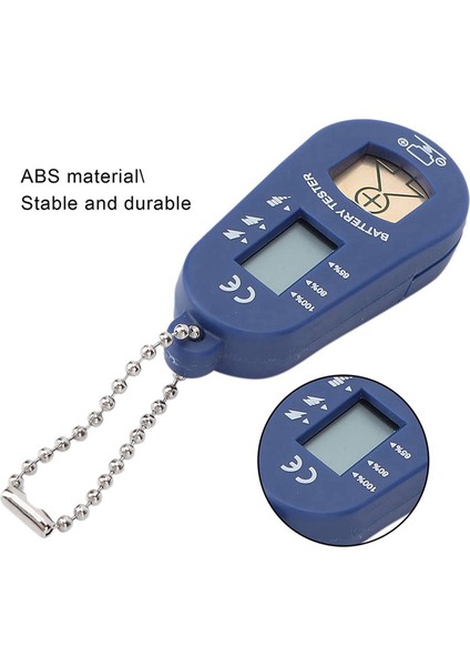 Kalan Pil Gücünü Kontrol Etmek Için 2x Düğme Pil Test Cihazı Anahtarlık Cep Taşınabilir ve Hafif Pil Test Cihazı (Yurt Dışından) fiyatları