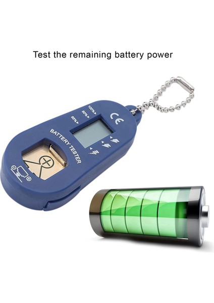 Kalan Pil Gücünü Kontrol Etmek Için 2x Düğme Pil Test Cihazı Anahtarlık Cep Taşınabilir ve Hafif Pil Test Cihazı (Yurt Dışından) modelleri