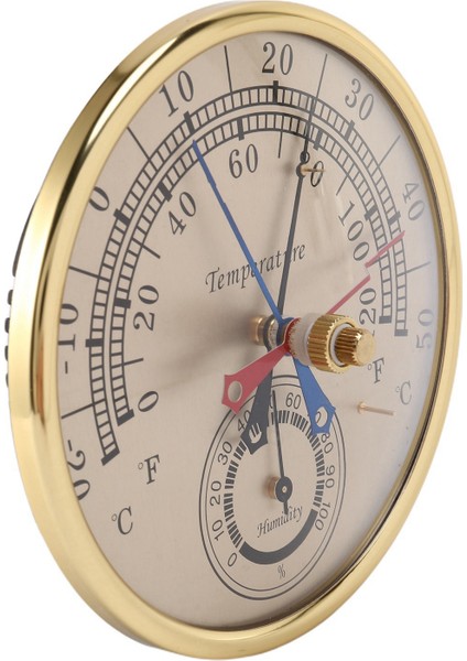 2pcs 5inch Min Maks Termometre Higometre Duvar Montajı Duvar Analog Yağmur Sıcaklığı Nem Ölçer (Yurt Dışından) modelleri