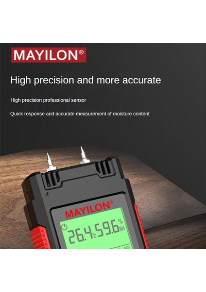 Mayilon HT633 LCD Ekran Dijital Ahşap Nem Ölçer Ahşap Nem Test Cihazı Higometre Kereste Nem Dedektörü (Yurt Dışından) indirimleri