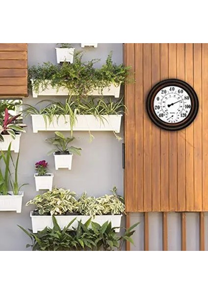 20 cm Antika Kapalı Dış Termometre Higrometre Sıcaklık Nem Ölçer Duvar Saati Termometre Ev Dekor (Yurt Dışından) modelleri