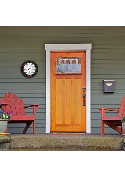 20 cm Antika Kapalı Dış Termometre Higrometre Sıcaklık Nem Ölçer Duvar Saati Termometre Ev Dekor (Yurt Dışından) fırsatları